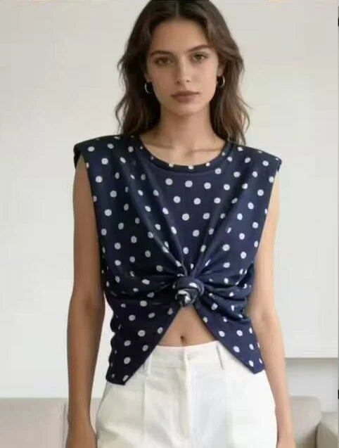 Camiseta Hombreras puntos Nadia