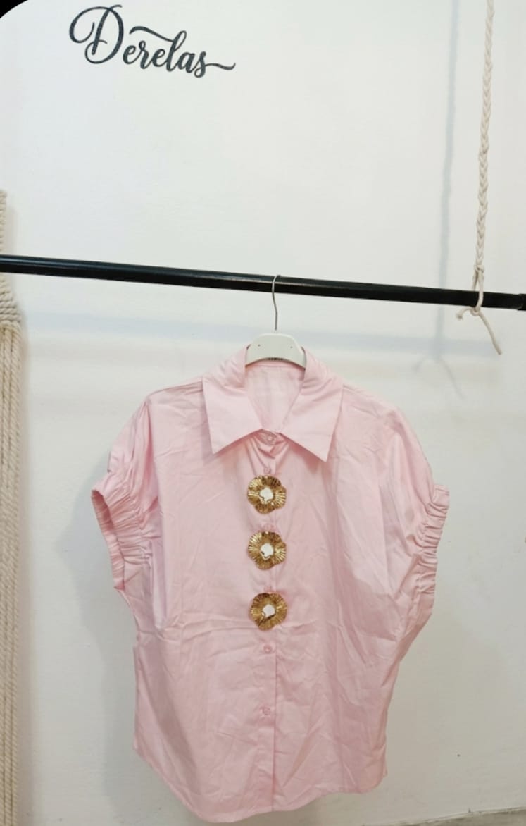 Blusa Botón dorado