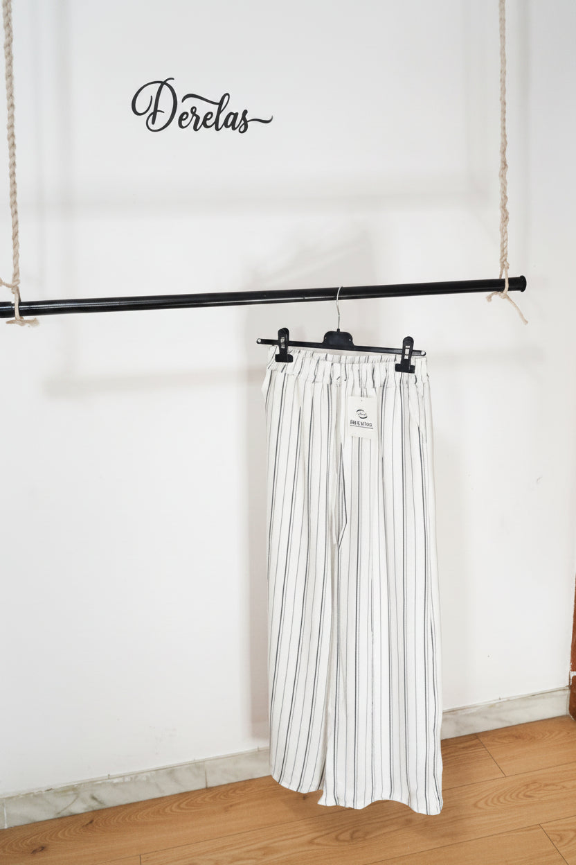 Pantalón casual pierna ancha