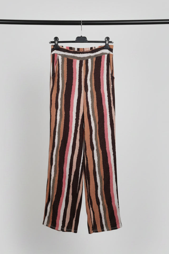 Pantalón fluido a rayas Alpa