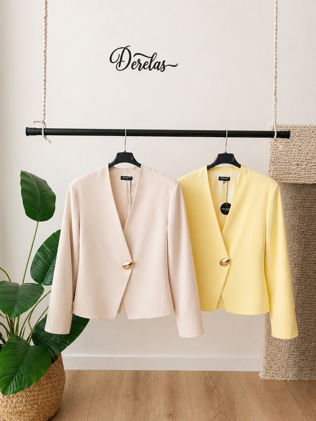 Blazer cruzada Hebilla